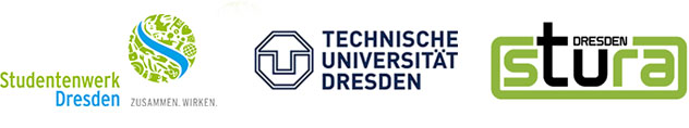 Logos Studentenwerk Dresden, TU Dresden, StuRa